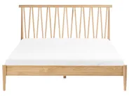 Bed Pine Wood URDOS 160 x 200 cm (EU King Size) Light Brown_1082468