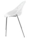 Moderní bílá sada jídelních židlí MUMFORD_679331