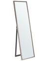 Espelho de pé com moldura prateada 40 x 140 cm TORCY_814060