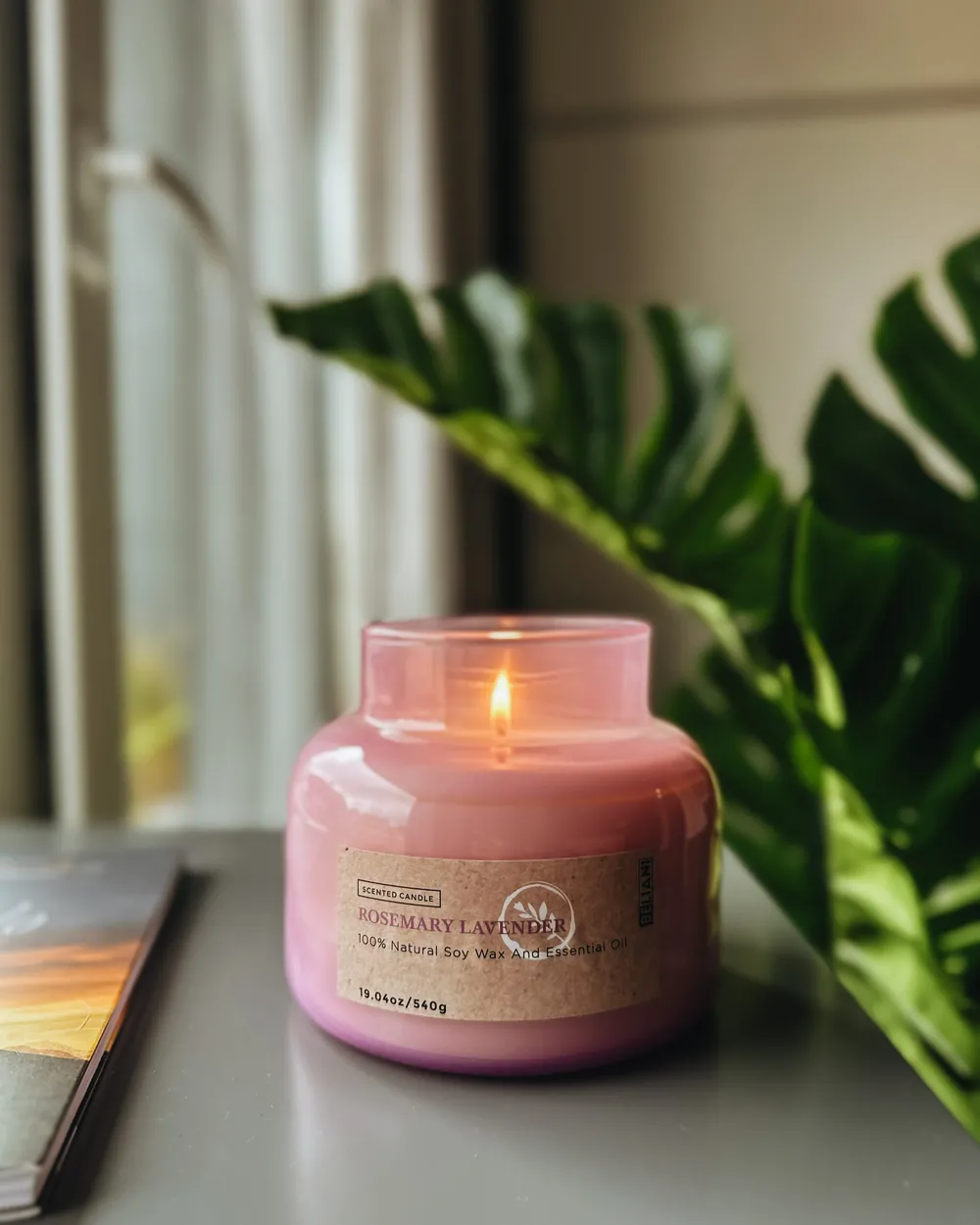 Scented Candle DELIGHT BLISS Soy Wax Fresh Notes_989201