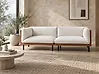 Sofa 3 Seater VORGOD Fabric Off-White