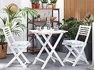 Set di 2 cuscini per sedie FIJI 29 x 38 cm Blu_1177339