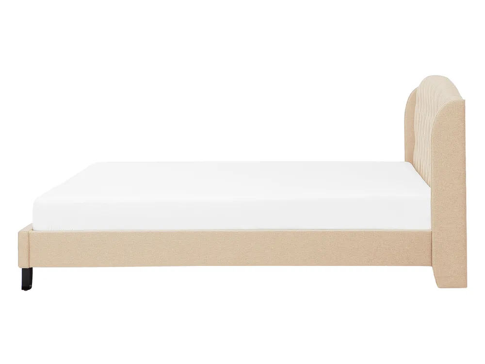 Bed Fabric BORDEAUX 140 x 200 cm (EU Double) Beige_712155
