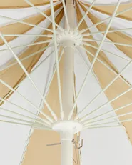 Ombrellone da esterno 245 cm MINOA Bianco/Beige_932172