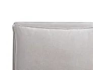 Ottoman Bed BAJONNA Fabric Light Grey 160 x 200 cm (EU King Size)_966129