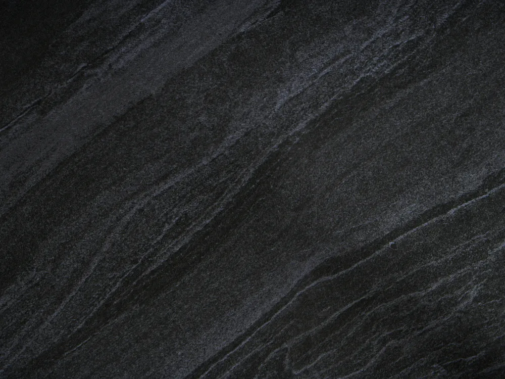 Garden Dining Table RODALLO 160 cm 90 cm Stone Black Marble_1038268