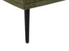 Chaise longue à droite en tissu vert foncé ARTHEZE_930148