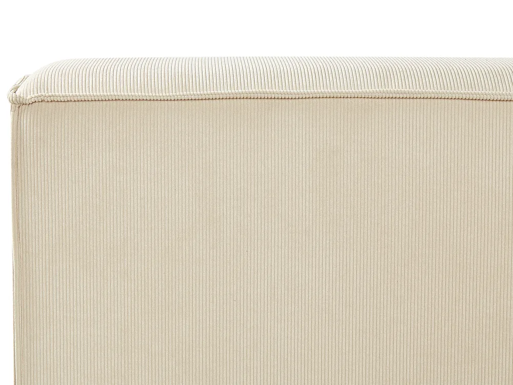 Waterbed Corduroy LINARDS 180 x 200 cm (EU Super King) Beige_980445