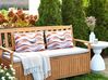Lot de 2 coussins de jardin à motif abstrait marron 40 x 60 cm SEBORGA_905259