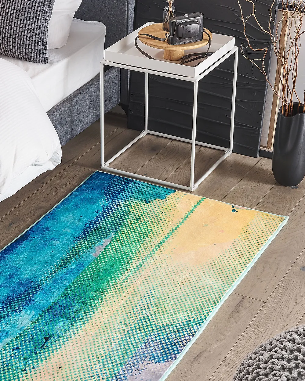 Alfombra SUSUZ Azul 80 x 150 cm_1182908