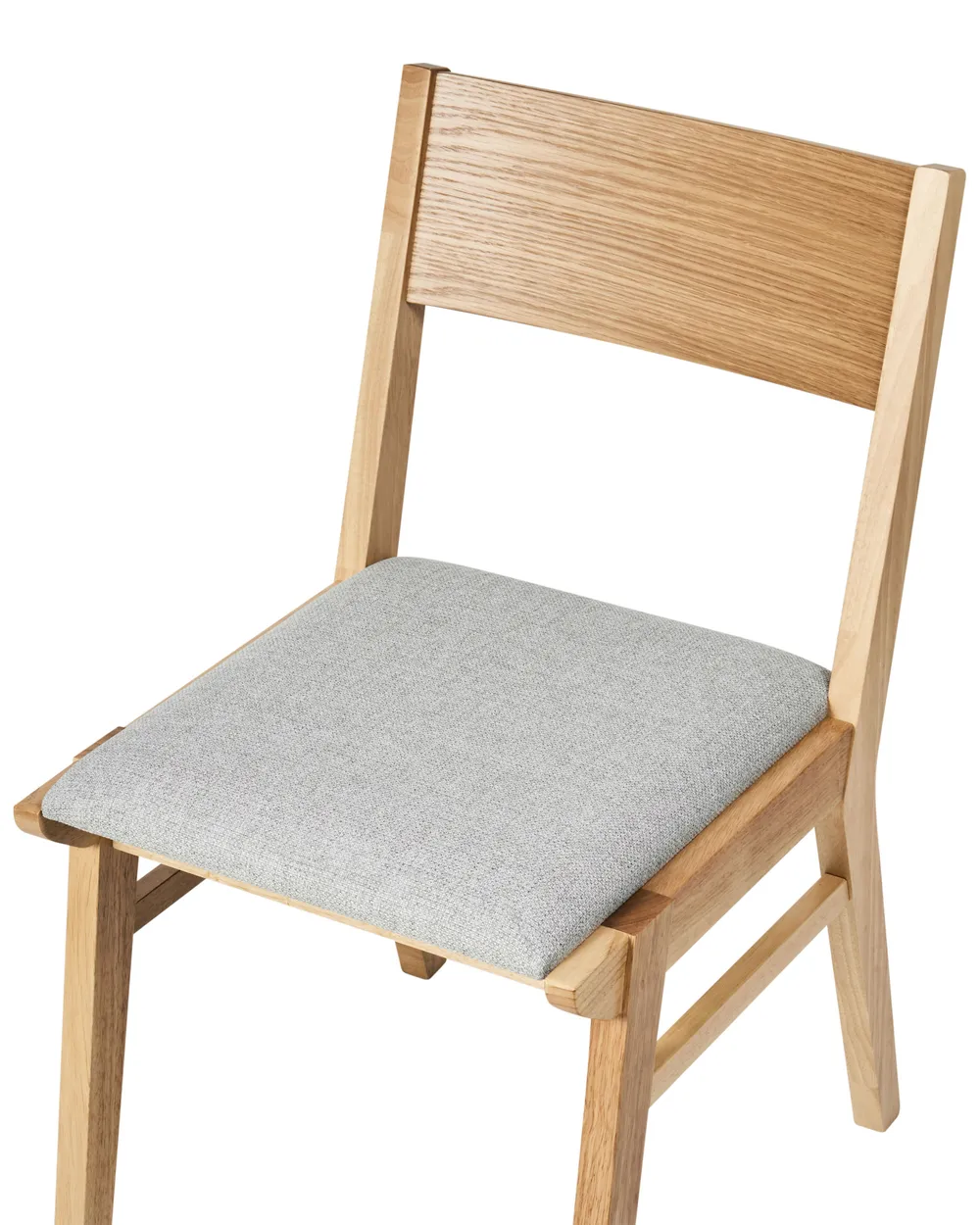 Set di 2 sedie da pranzo ENOLA Legno Marrone chiaro/Grigio chiaro_952319