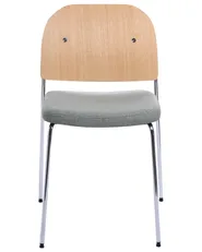 Set di 2 sedie da pranzo ASHCROFT Metallo Verde/Marrone chiaro_1076775