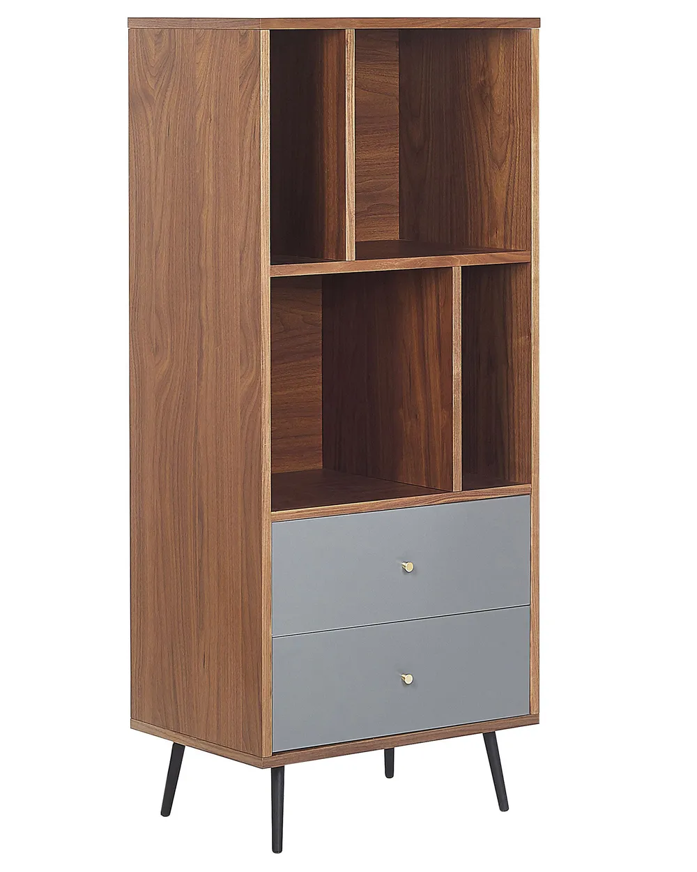 Regał RICHMOND 139 cm Orzech ciemny