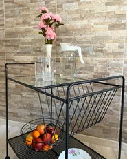 Carrello portavivande ALAMO Metallo Nero_933104