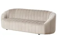 Living Room Set 6 Seater MALUNG Velvet Beige_966998
