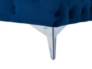 Divano 3 posti SOTRA Velluto Blu marino_727284