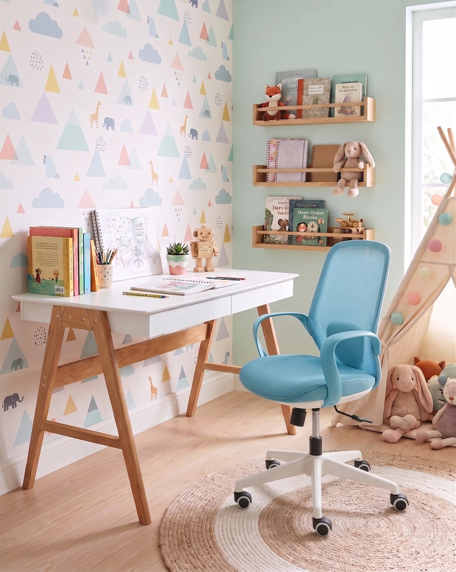Office Chair FOAMA Blue_1050916