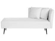 Right-Hand Chaise Longue RIOM Fabric White_877301