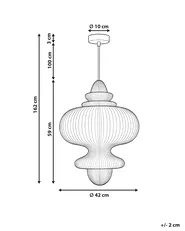 Lampadario AMALSAN Carta Beige_1044191