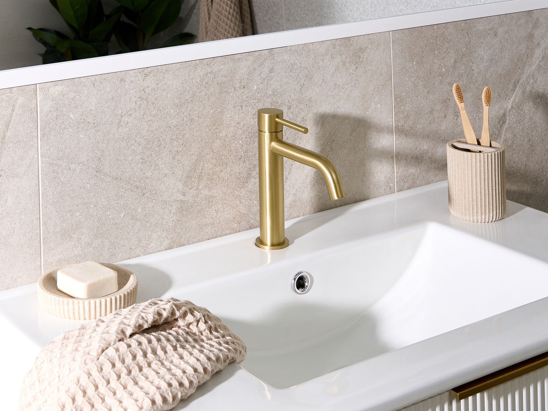 Bateria umywalkowa złota SALINAS_998726