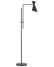 Floor Lamp MELAWI Metal Black_879672