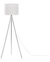Tripod Floor Lamp White with Silver VISTULA_876910