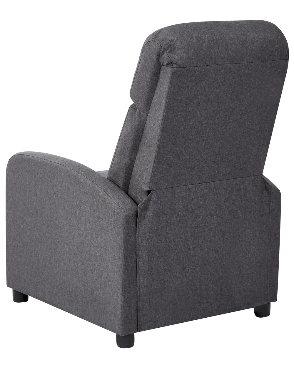 Recliner Chair EMINENCE Faux Linen Dark Grey_1029817