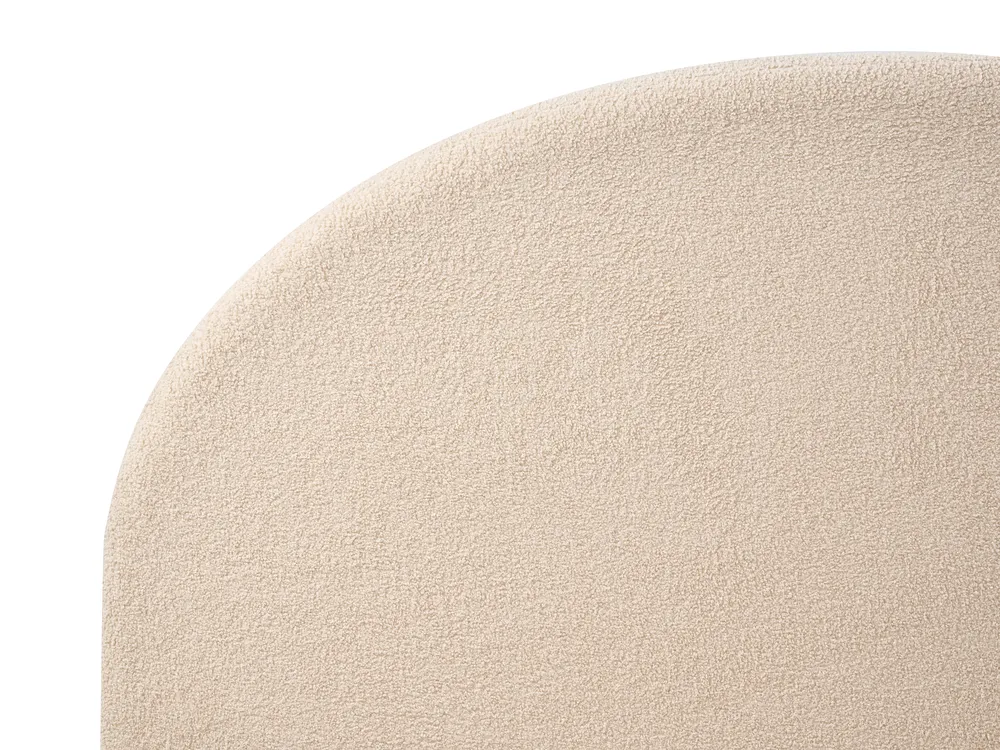 Bed Boucle VAUCLUSE 160 x 200 cm (EU King Size) Beige_976062