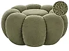 Pouffe BEAUFORT Boucle Green