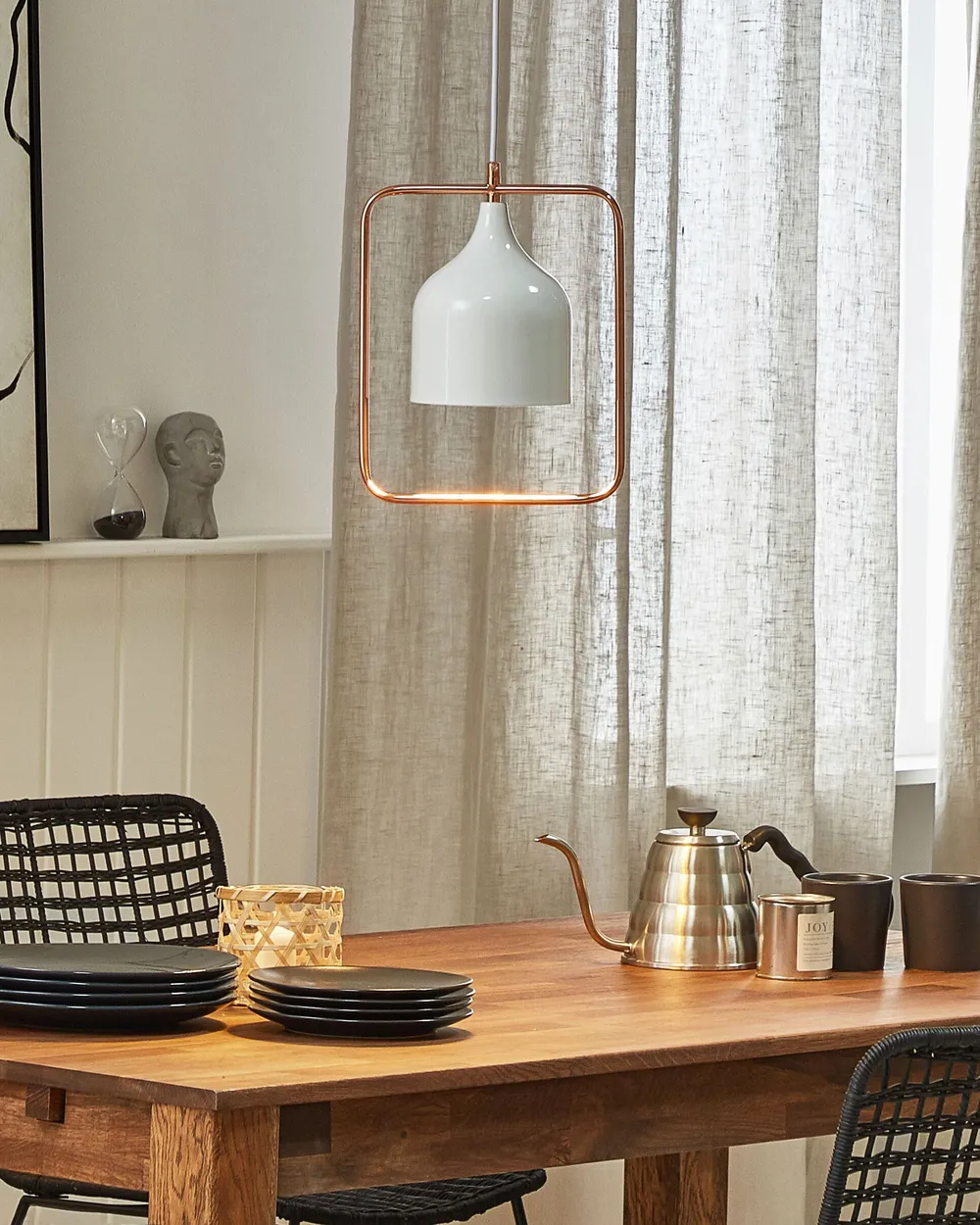 Lampa wisząca MAVONE Metal Biały