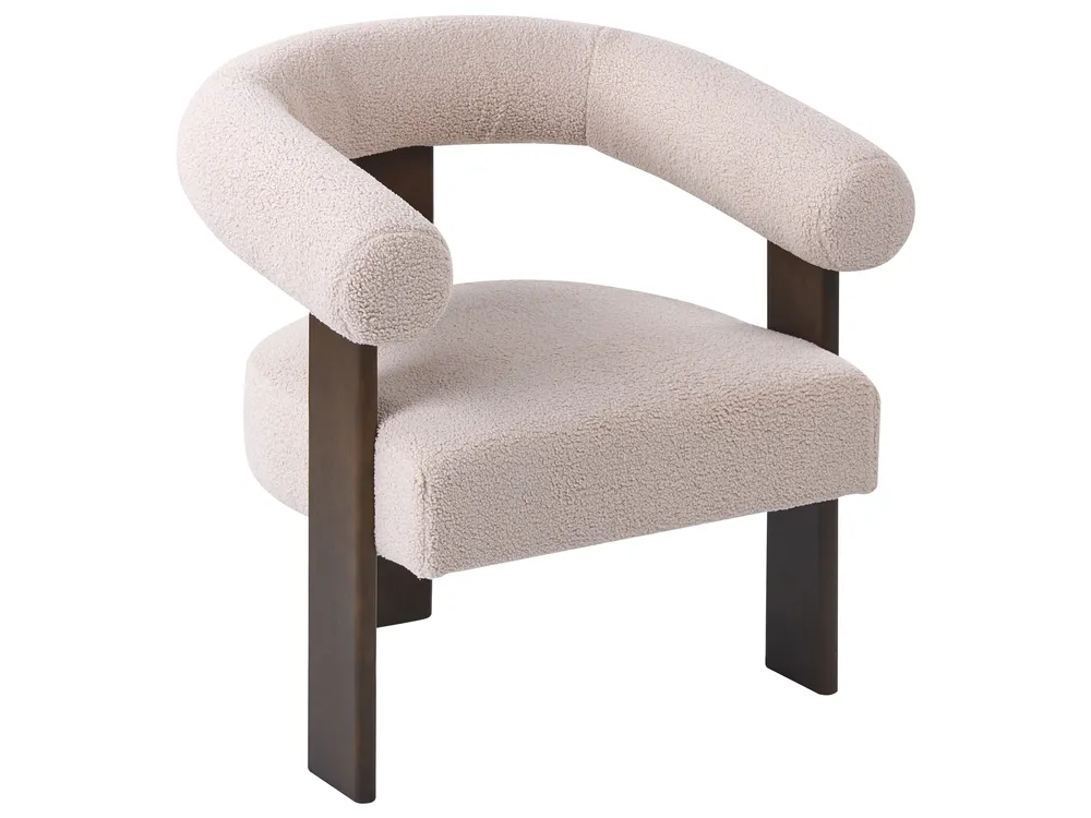 Living Room Set ILBRO Boucle Dark Brown/ Beige_1061199
