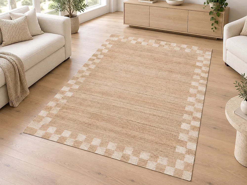 Teppich BEED Hellbeige 160 x 230 cm Jute_1176825