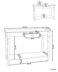 Console Table TOBAGO White_814921