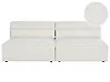 Modular Sofa 2 Seater HELLNAR Boucle Off-White