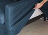 Sofföverdrag för 3-sits soffa marinblå GILJA_792605