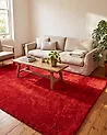 Shaggy Rug DEMRE Red 200 x 300 cm