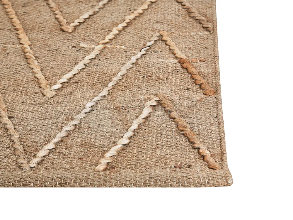 Tappeto DADAY Beige 140 x 200 cm Iuta_853602