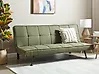 Sofa Bed 2 Seater HASLE Fabric Olive Green