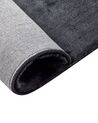 Fekete műnyúlszőrme szőnyeg 80 x 150 cm MIRPUR_858828