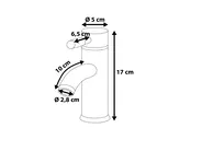 Rubinetteria per lavabo RUSUMO Ottone Argento_677086