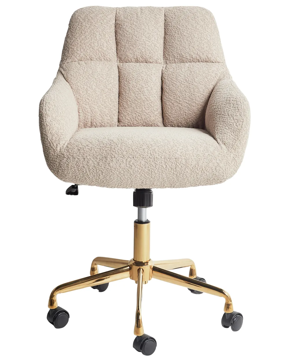 Sedia da scrivania PALMDALE Bouclé Beige_949066