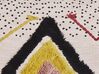 Dekokissen geometrisches Muster Baumwolle mehrfarbig getuftet 45 x 45 cm SOLANUM_816876