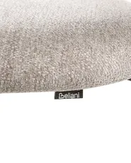 Set van 2 eetkamerstoelen COWLEY Chenille Taupe_1040065