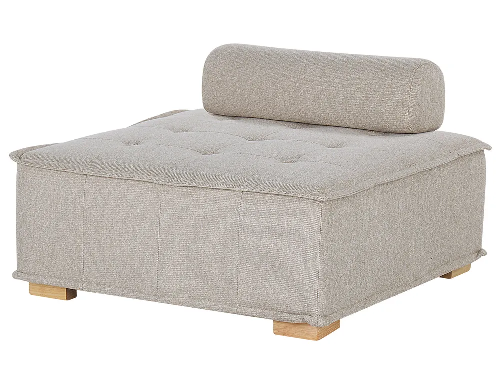 Modular Corner Sofa 4 Seater TIBRO Fabric Light Beige Right Hand_825667