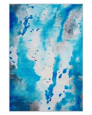 Tappeto BOZAT Blu 140 x 200 cm_755346