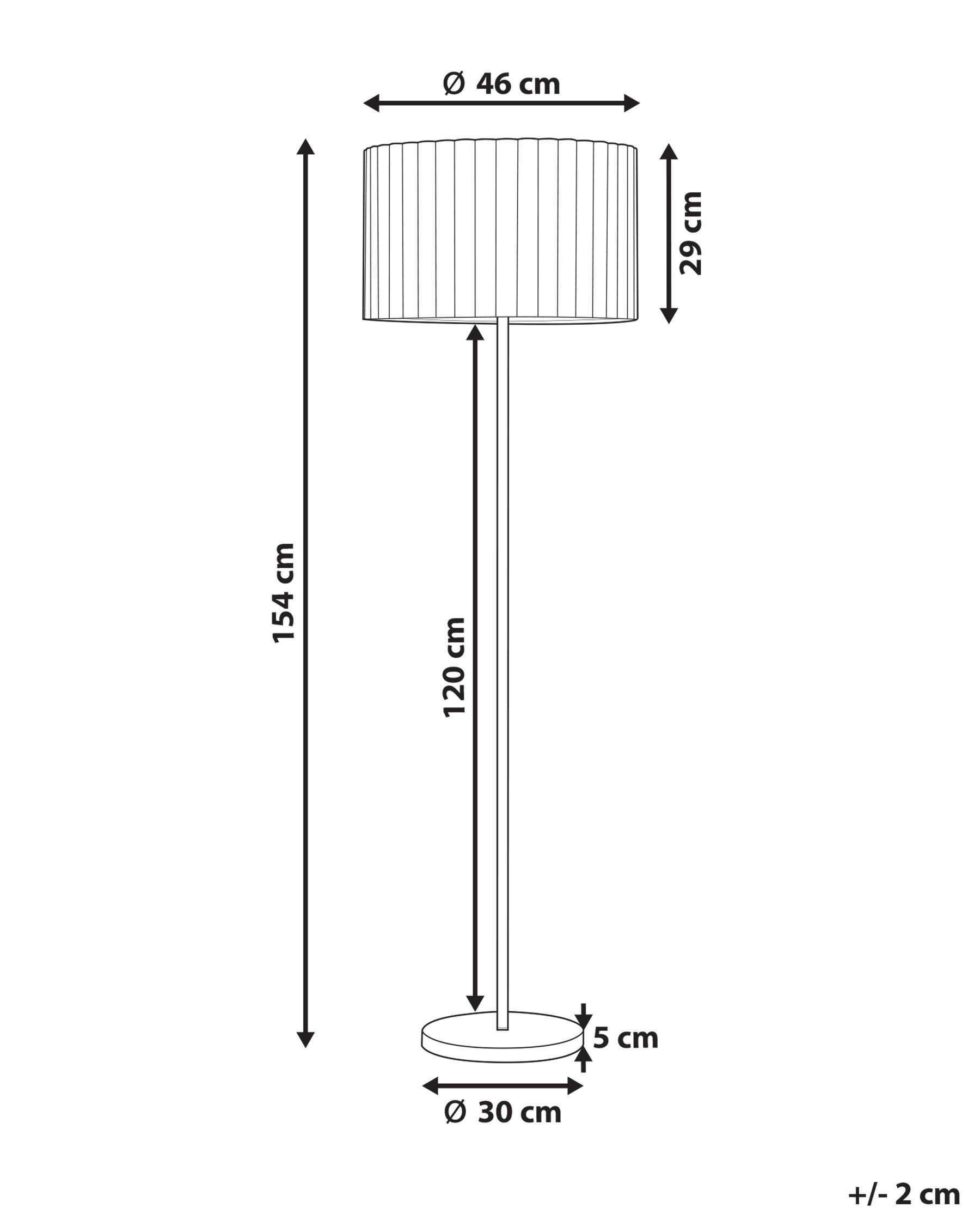 Lampada da pavimento LOURENS Metallo Bianco sporco_930156