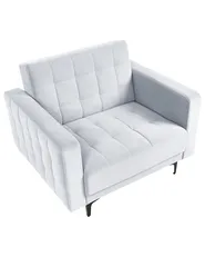 Armchair ABERDEEN Velvet Light Grey_984151