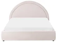 Ottoman Bed MOUZON Fabric Light Beige 140 x 200 cm (EU Double)_1019468