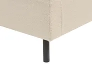 Lit avec sommier Bouclé VILLETTE 140 x 200 cm Beige_882672