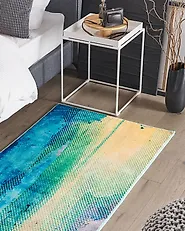 Alfombra SUSUZ Azul 80 x 150 cm_1182908